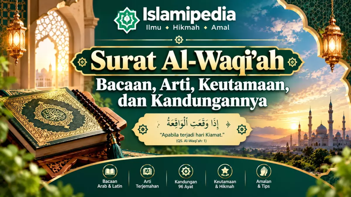 Surat Al Waqi'ah Bacaan, Arti, Keutamaan, dan Kandungannya