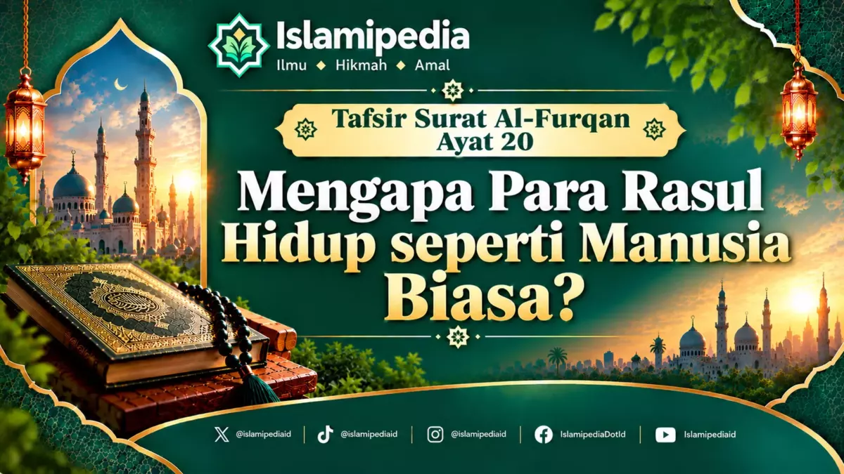 Tafsir Surat Al Furqan Ayat 20 Mengapa Para Rasul Hidup seperti Manusia Biasa