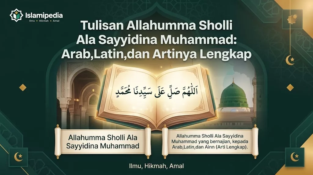 Tulisan Allahumma Sholli Ala Sayyidina Muhammad Arab,Latin,dan Artinya Lengkap