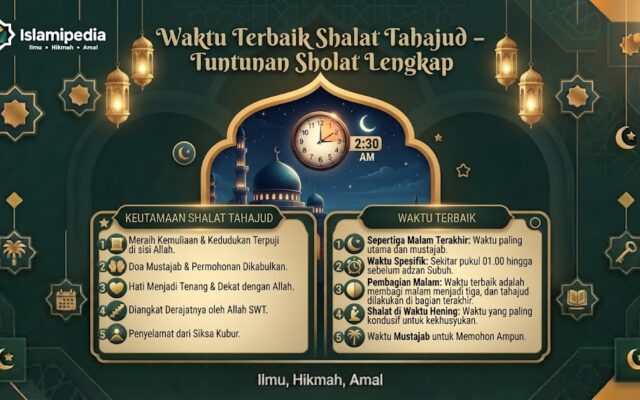 Waktu Terbaik Shalat Tahajud – Tuntunan Sholat Lengkap