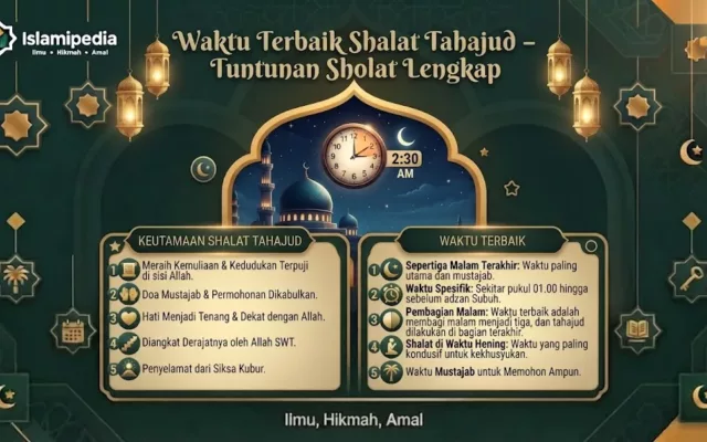 Waktu Terbaik Shalat Tahajud – Tuntunan Sholat Lengkap
