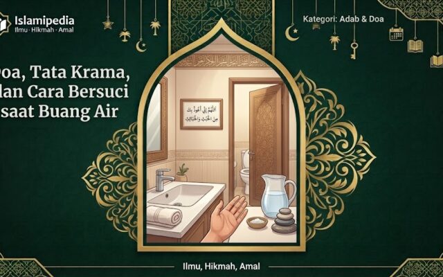 Ini juga Doa, Tata Krama, dan Cara Bersuci saat Buang Air